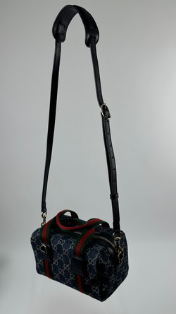 Сумка Gucci GG Denim Boston mini