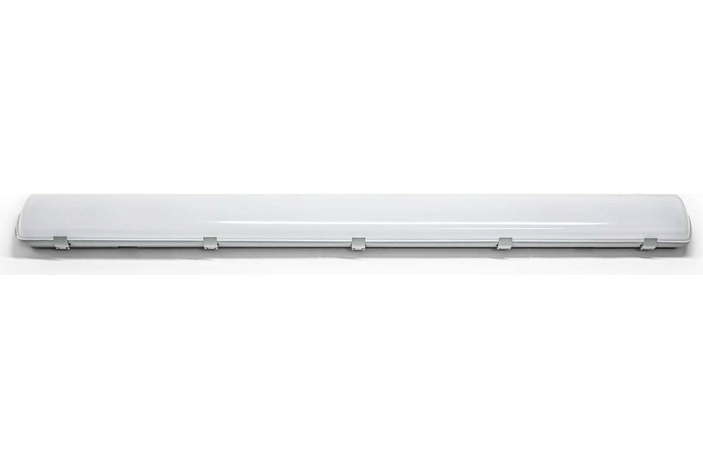 Светильник LED ДСП Айсберг 58W-7250Лм IP65 4000К опал с БАП 1ч 1262x124x85мм vs102-58-op-4k-li1h