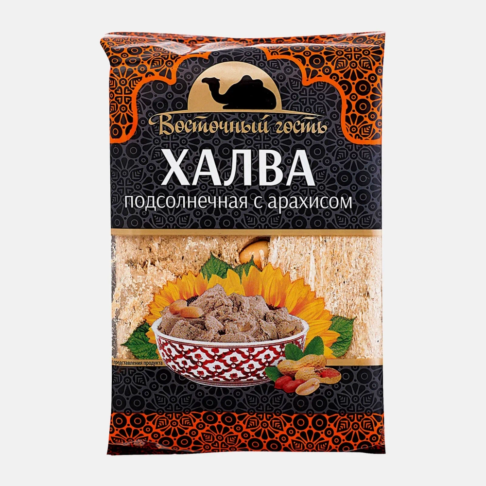 Халва Восточный гость подсолнечная с арахисом 350г