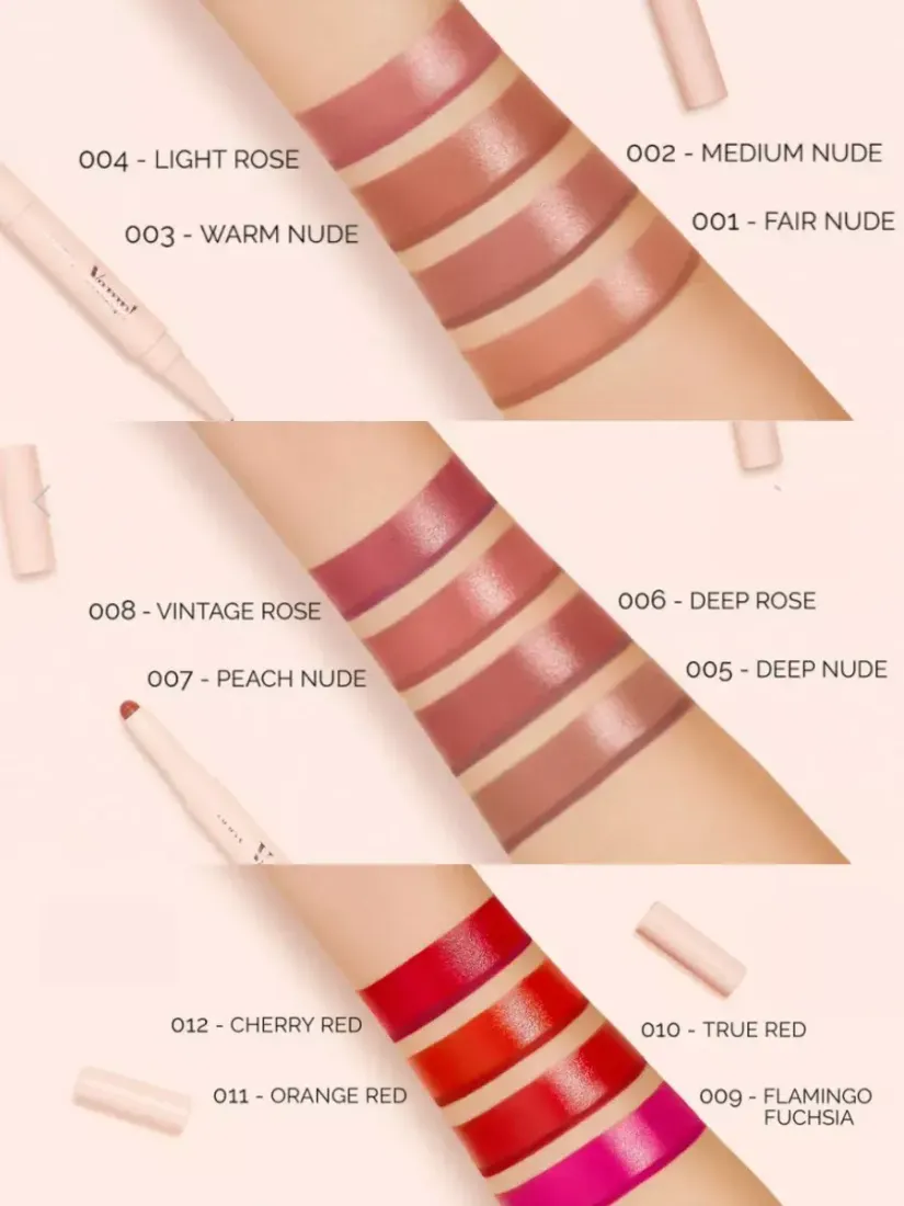 Губная помада Pupa VAMP! Creamy Duo тон 008 винтажный розовый