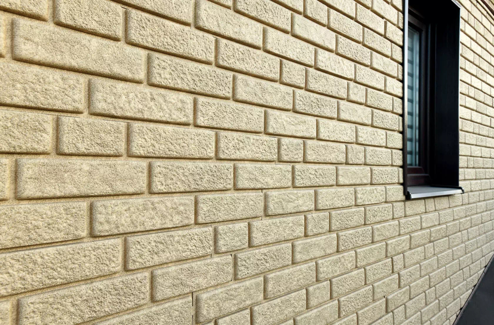 Сайдинг виниловый Tecos Brickwork Кэмел 1140х350 мм
