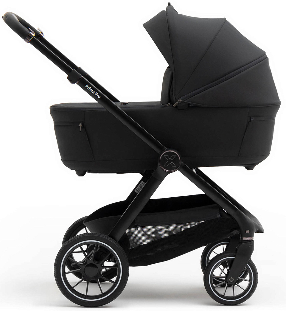 Коляска Agex Prima Pro 3 в 1 с автокреслом i-Safe S Grey Midnight Grey (Темно-серый)