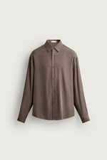 РУБАШКА RELAXED FIT ИЗ СТРУЯЩЕЙСЯ ТКАНИ — ZARA · 5344/343
