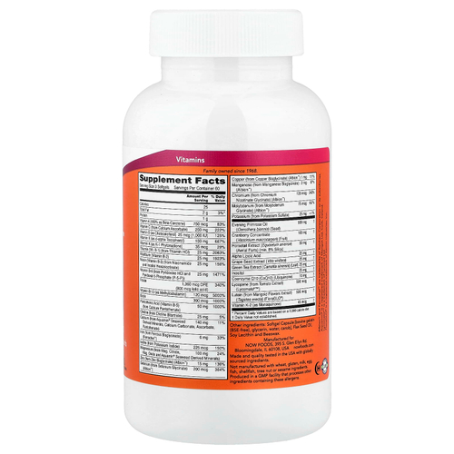 NOW Foods, EVE™, мультивитамины для женщин, 180 капсул