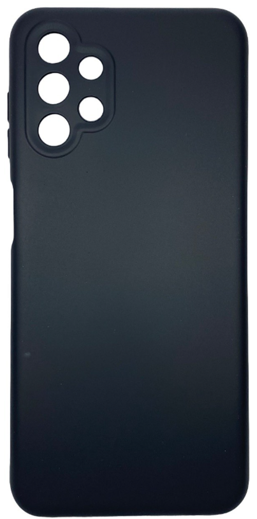 Накладка для Samsung Galaxy A13 4G Silicone cover без логотипа черная