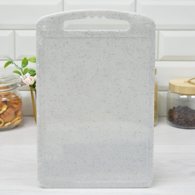 Доска разделочная 20*32см "Стронг" белый камень