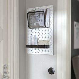 Перфорированная доска IKEA SKADIS (СКОДИС), Белый, 36x56 см