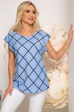 Блуза "Татьяна" (голубая) Б3840 LT Collection (Акция)