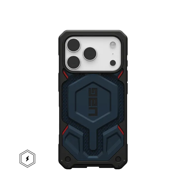 UAG Monarch Pro Kevlar® with MagSafe Series Case for Apple iPhone 17 Pro Kevlar Mallard (Синий)
