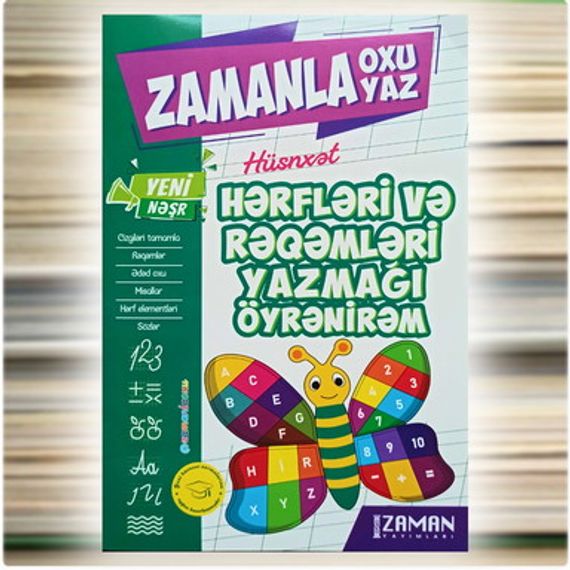 Hərfləri və rəqəmləri yazmağı öyrənirəm