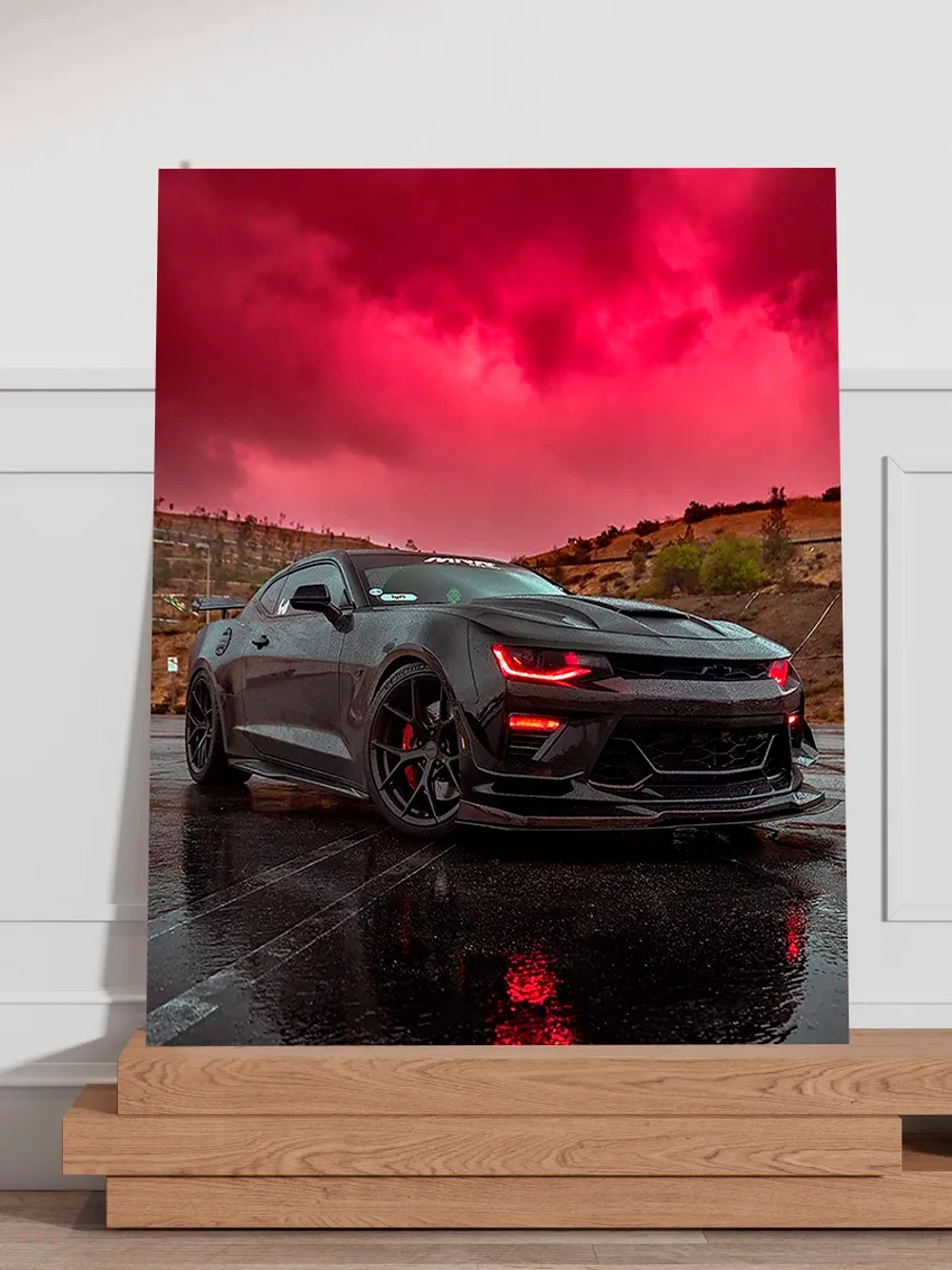 Картина "Chevrolet Camaro", модульная 50х70см 1шт.