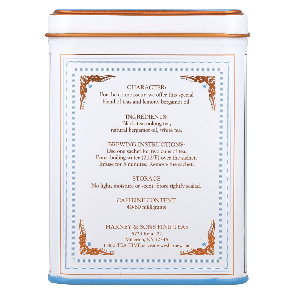 Harney & Sons, Classic Collection, Earl Grey Supreme, 20 пакетиков, 40 г (1,4 унции)