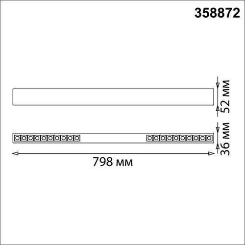 358872 OVER NT22 черный Подвесной светодиодный светильник IP20 LED 4000K 30W 220V ITER