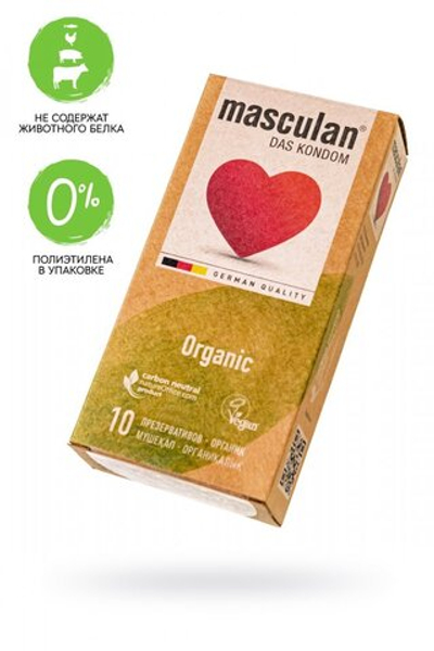 Презервативы Masculan Organic утонченные №10