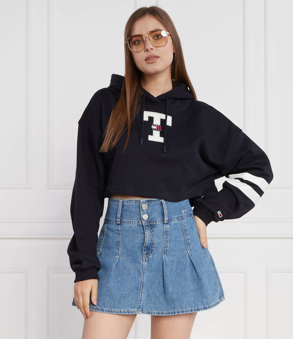 Худи TJW SP CRP LETTERMAN FLAG HOODIE Tommy Jeans - темно-синий(DW0DW16122)