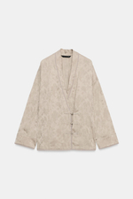 ЖАККАРДОВЫЙ ДВУБОРТНЫЙ БЛЕЙЗЕР — ZW COLLECTION — ZARA