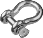 ЗУБР 7/8″ (22.2 мм), 2 шт, палец 25 мм, г/п 6.5 тн, цинк, омегообразная скоба, Профессионал (304525-22)