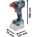 Аккумуляторный гайковерт GDX 18V-200 C BOSCH 06019G4204