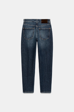 ДЖИНСЫ Z1975 MOM FIT СО СТРЕЛКАМИ И ВЫСОКОЙ ПОСАДКОЙ — ZARA