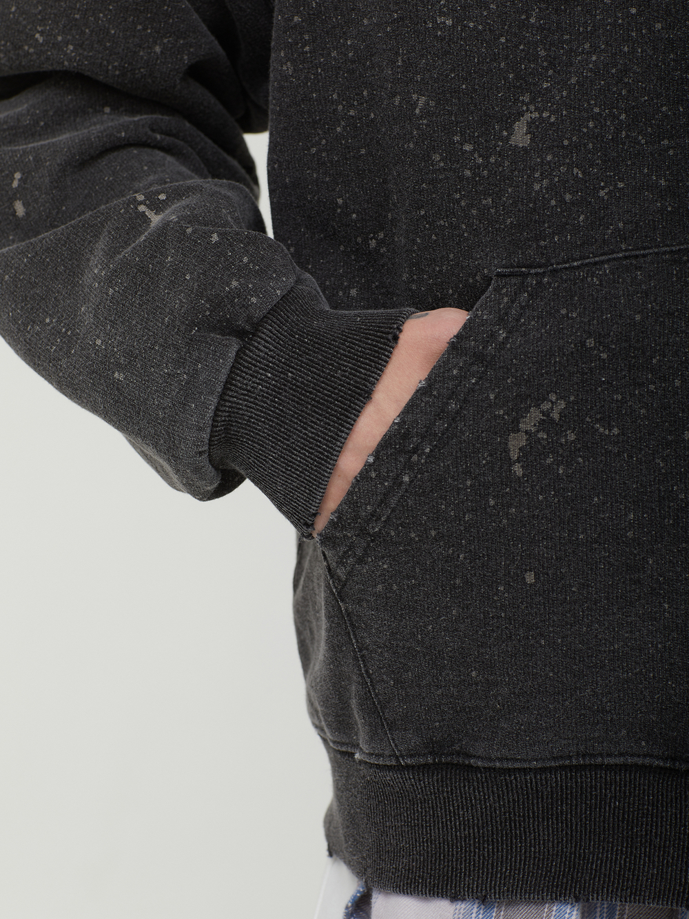 Мужская Толстовка Indigo Dyed