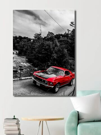 Картина "Ford Mustang", галерейная 50х70см 1шт.