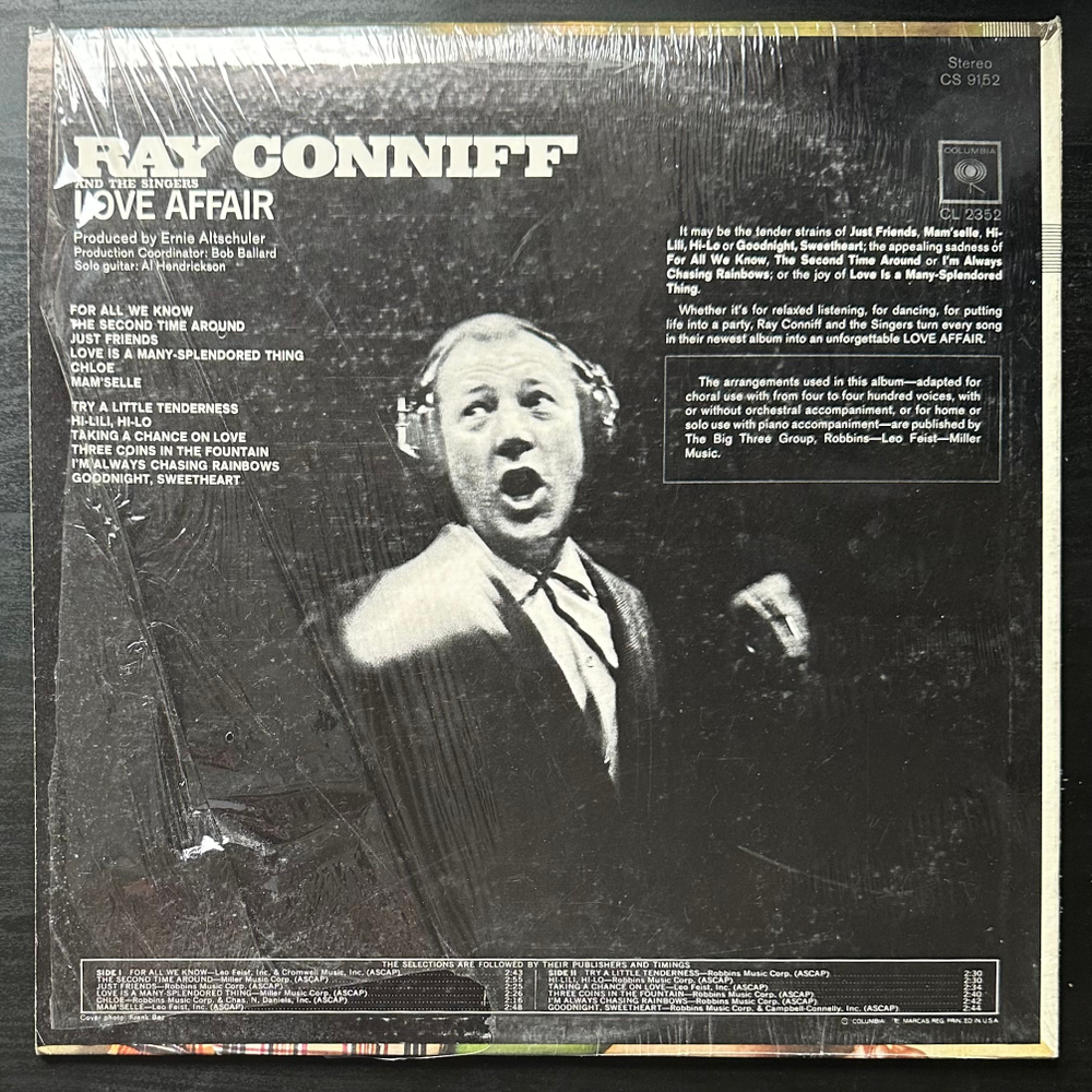 Ray Conniff And The Singers - Love Affair (США 1965г.)