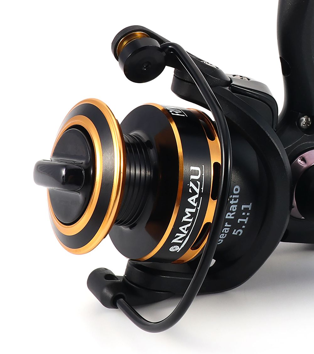 Катушка безынерционная Namazu River Monster RM1000, 4+1 подш., метал. шпуля/20/
