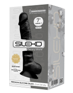 Черный фаллоимитатор SILEXD Model 1 7’’ - 17,5 см. (Цвет: черный)
