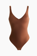 Боди-стринги Seamless Light Shape из блестящей микрофибры - H&M