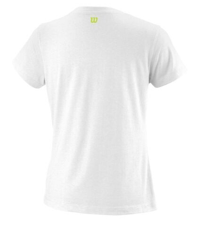 Футболка для девочки теннисная Wilson Tabby Tech Tee G - white