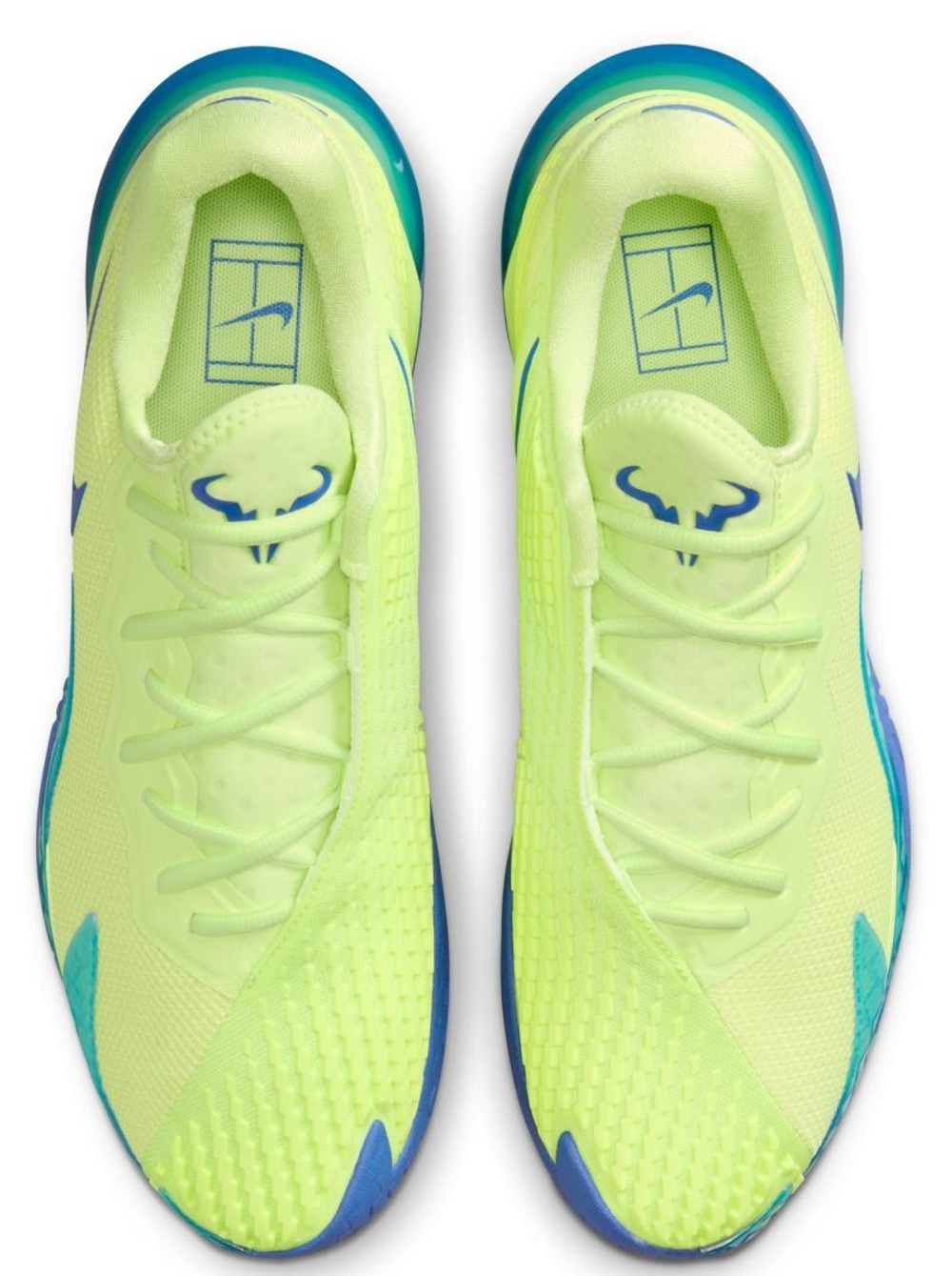 Мужские кроссовки теннисные Nike Zoom Vapor Cage 4 Rafa - зеленый