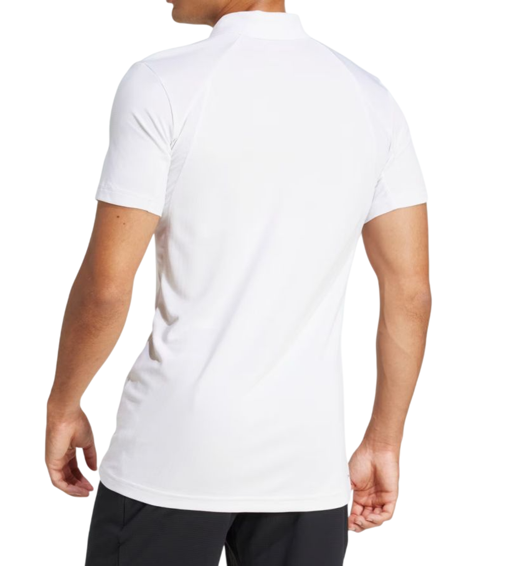 Мужское теннисное поло Adidas Tennis Climacool FreeLift - white