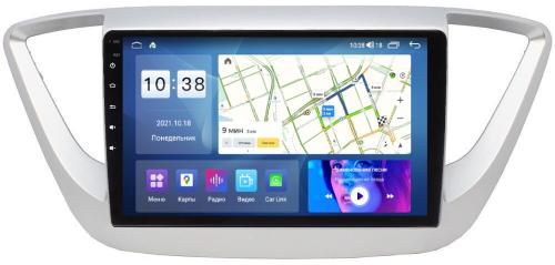 Магнитола для Hyundai Solaris 2 2017-2022, Solaris HS 2024+ - Parafar PF766UHD на Android 13, Быстрая, QLED, CarPlay, 4G SIM-слот