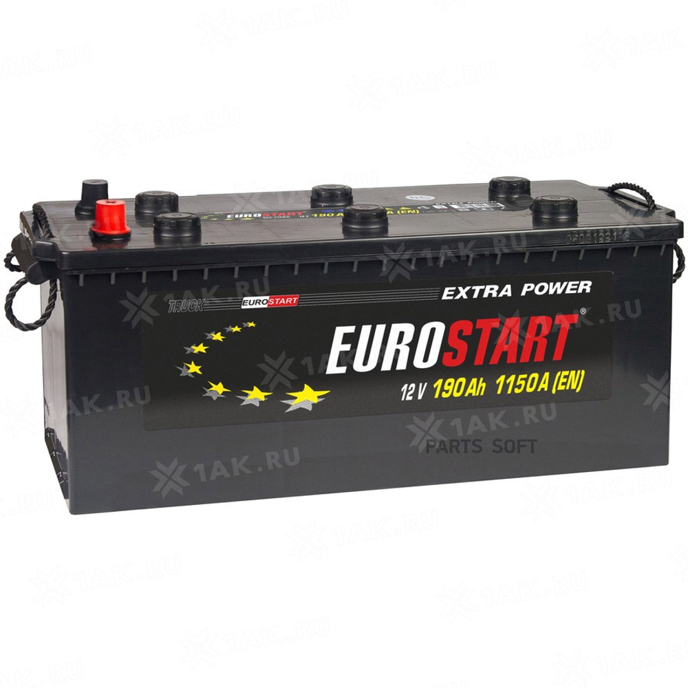 EUROSTART Extra Power 190Ah R+ (без борта)