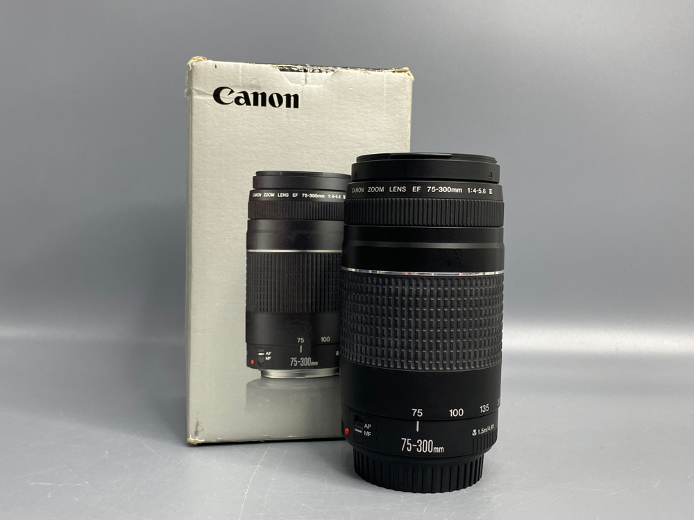 Canon EF 75-300mm f/4-5.6 III микроцарапина на линзе
