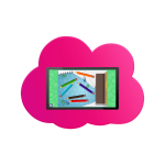 Детский интерактивный комплекс KidCloud 27P (2 экрана)