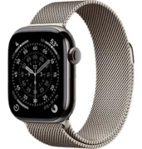 Apple Watch S11 46 mm Titanium Natural case | Natural Milanese Loop, S/M
