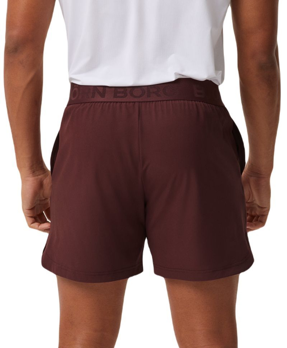 Мужские теннисные шорты Björn Borg Ace Short Shorts - decadent chocolate