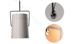 Pendant design lamp  Diesel Fork by Foscarini D18 (Grey)