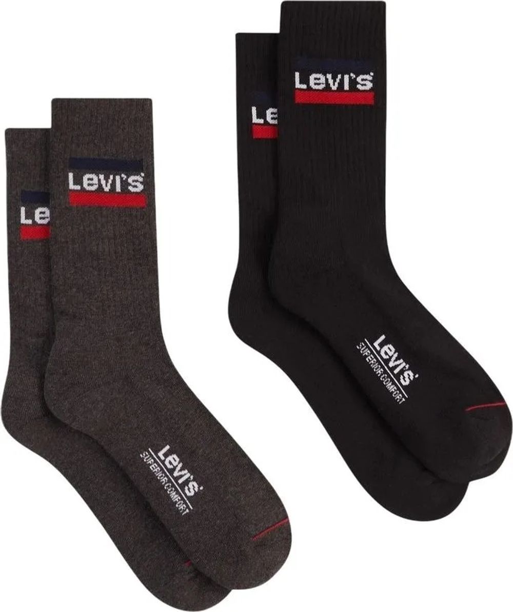 Носки ( набор 2 шт. ) LEVI'S Regular Cut Sprtwr Logo 2P