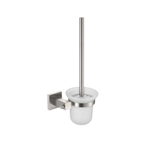 Ерш для туалета Frap, подвес, стекло, нержавеющая сталь, F30310