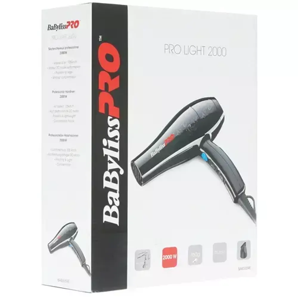 Профессиональный фен BaByliss PRO Light BAB5559E Black 2000w - 6