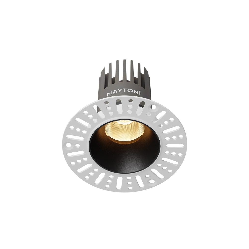 Встраиваемый светодиодный светильник Maytoni Dip DL124-10W-2.7K-TRS-B