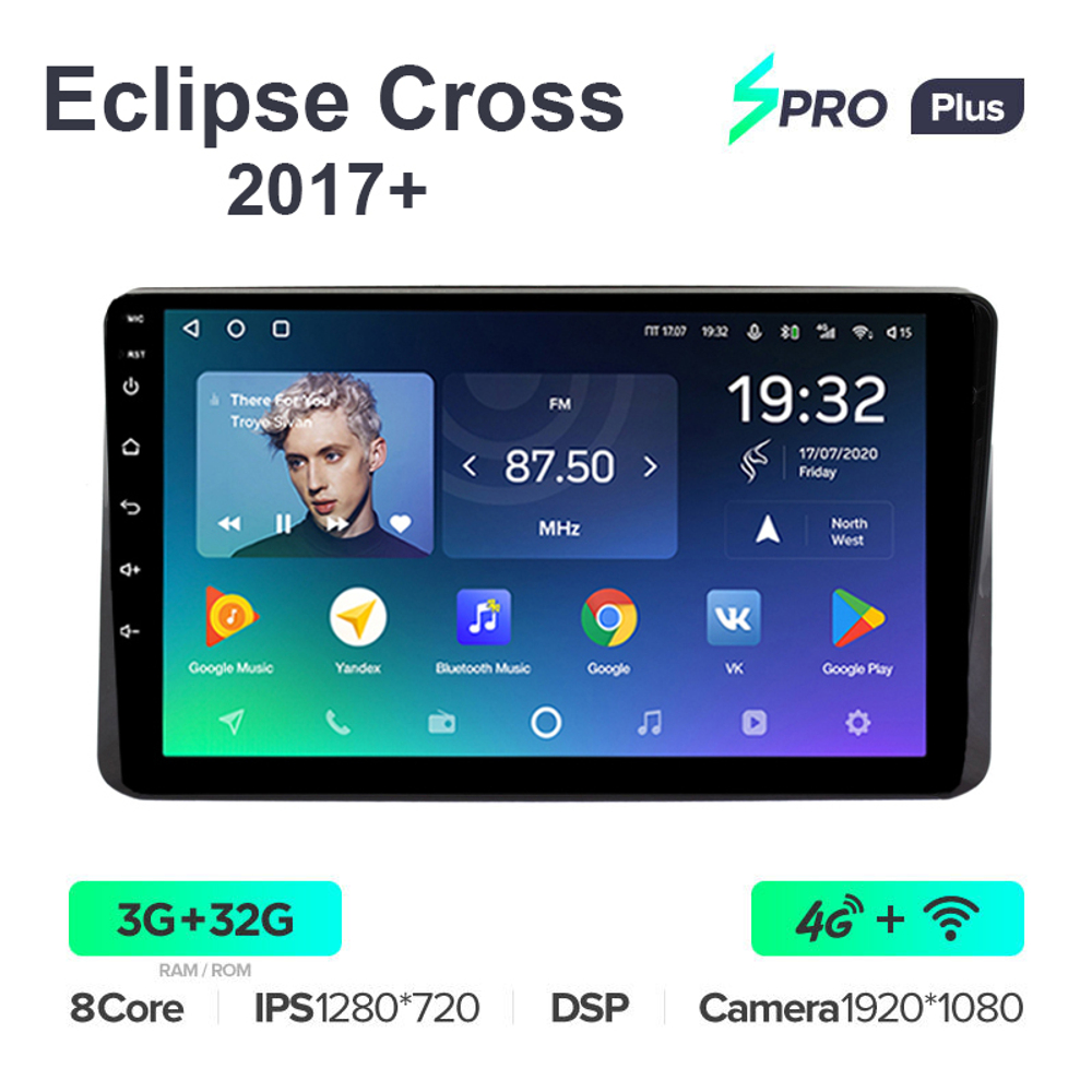 Teyes SPRO Plus 10,2"для Mitsubishi Eclipse Cross 2017+