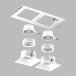 Встраиваемый светильник Lightstar Domino D5260606WMOD