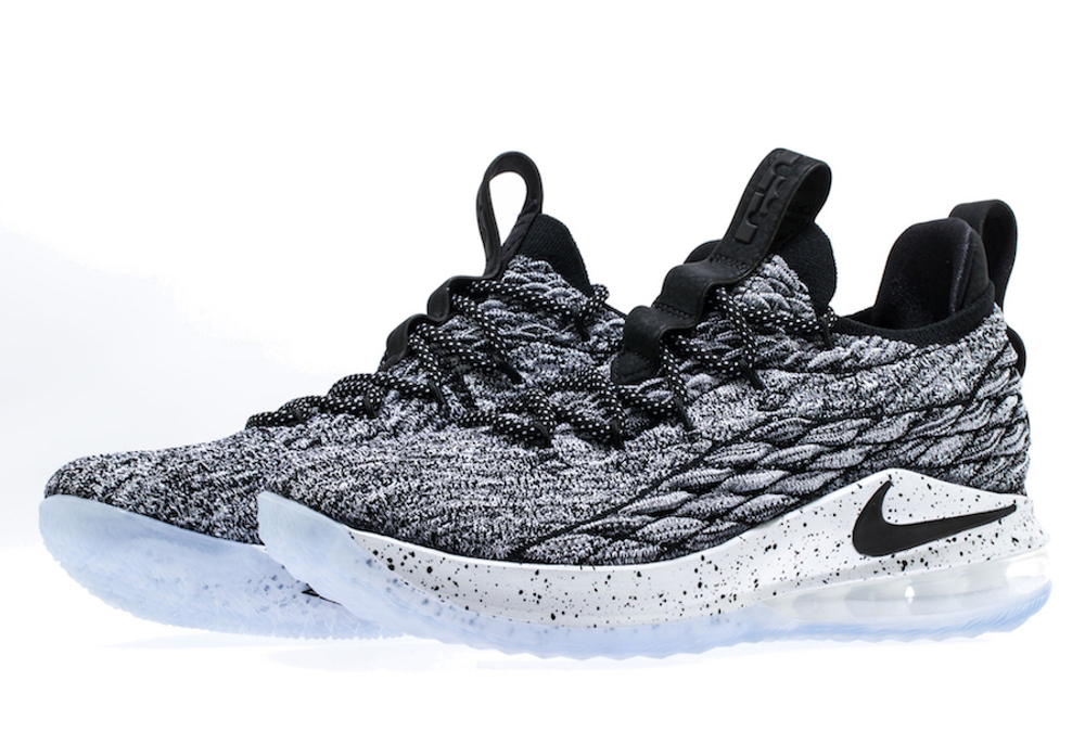Заказать Nike LeBron 15 Low Black-White-Black