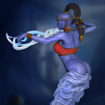 Фигурка Герои 3 Женский джинн Heroes of Might and Magic 3 The female genie
