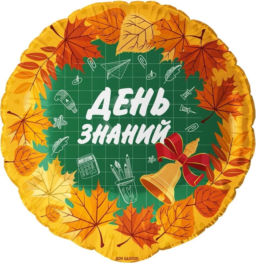 Шар День знаний 45 см