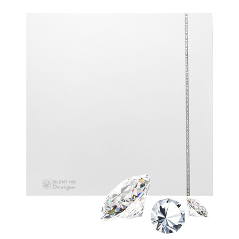 Накладной вентилятор Soler Palau SILENT-100 CRZ DESIGN SWAROVSKI