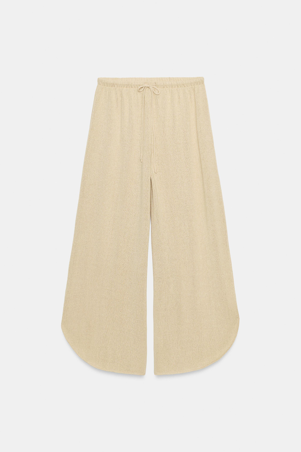 БРЮКИ ИЗ ФАКТУРНОЙ ТКАНИ С РАЗРЕЗАМИ — ZARA